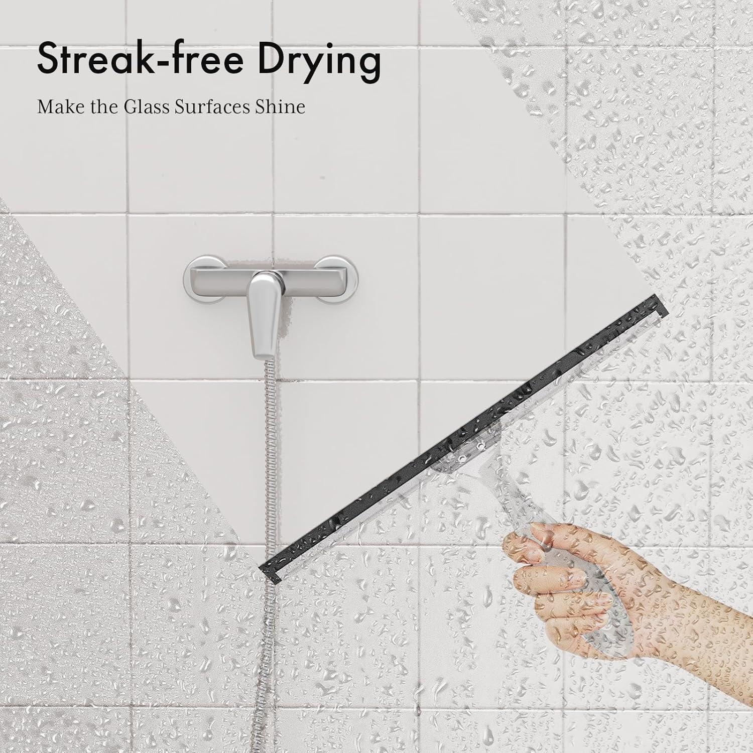 Limpiador de Ducha Multiusos AmazerBath 25.4cm Transparente