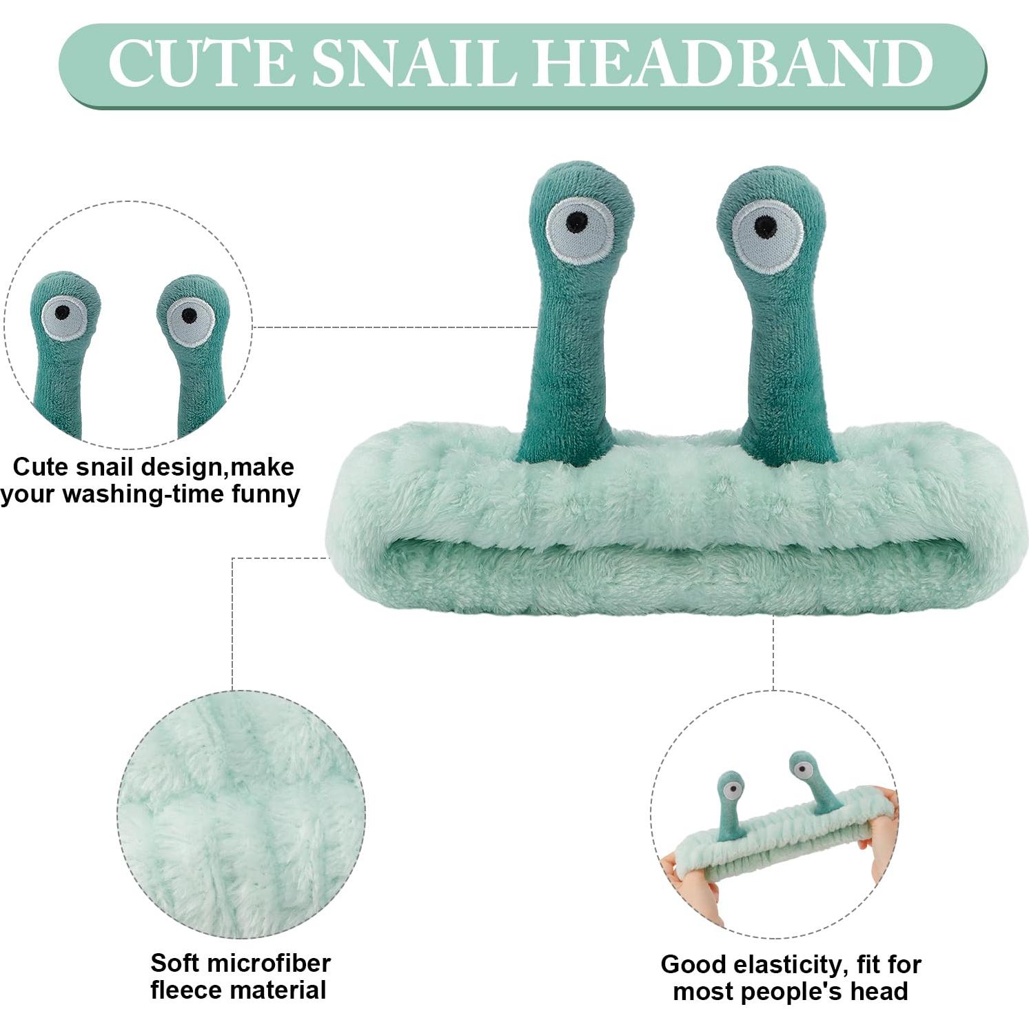 Juego de diadema y pulsera de microfibra SuPoo - Verde