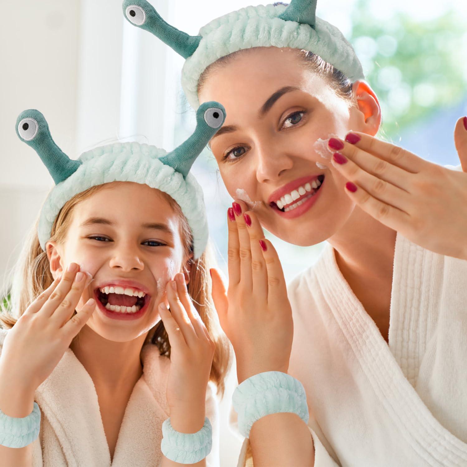 Juego de diadema y pulsera de microfibra SuPoo - Verde