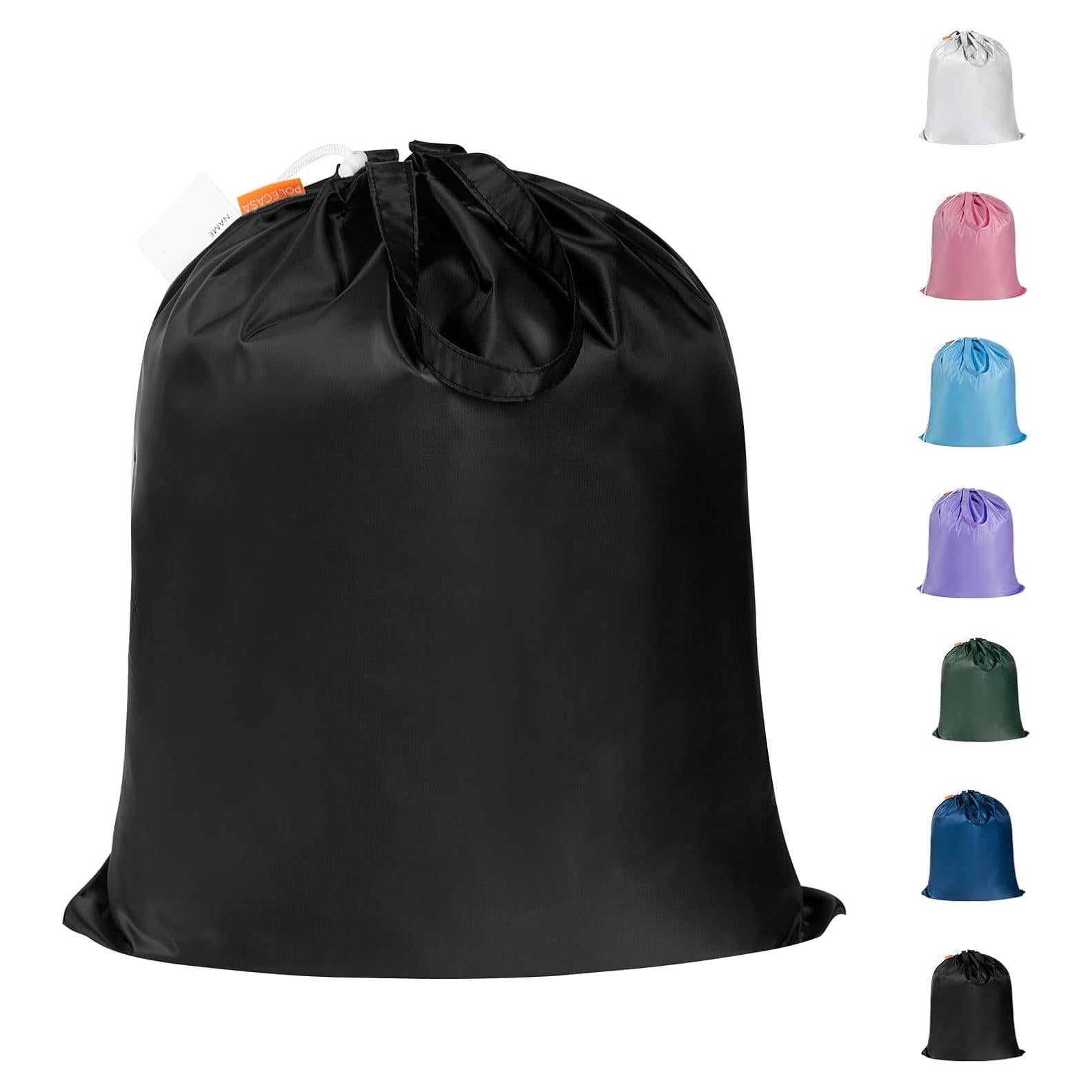 Bolsa de lavandería Polecasa negra 53x61cm resistente 50lbs