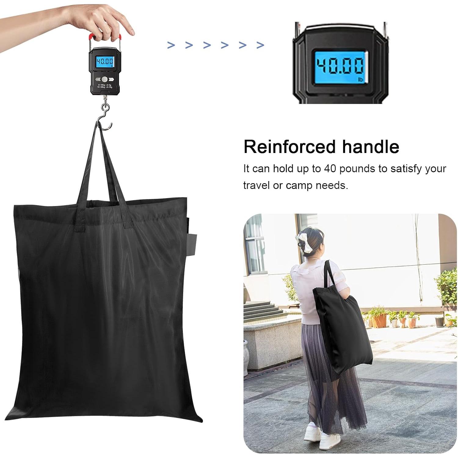 Bolsa de lavandería Polecasa negra 53x61cm resistente 50lbs