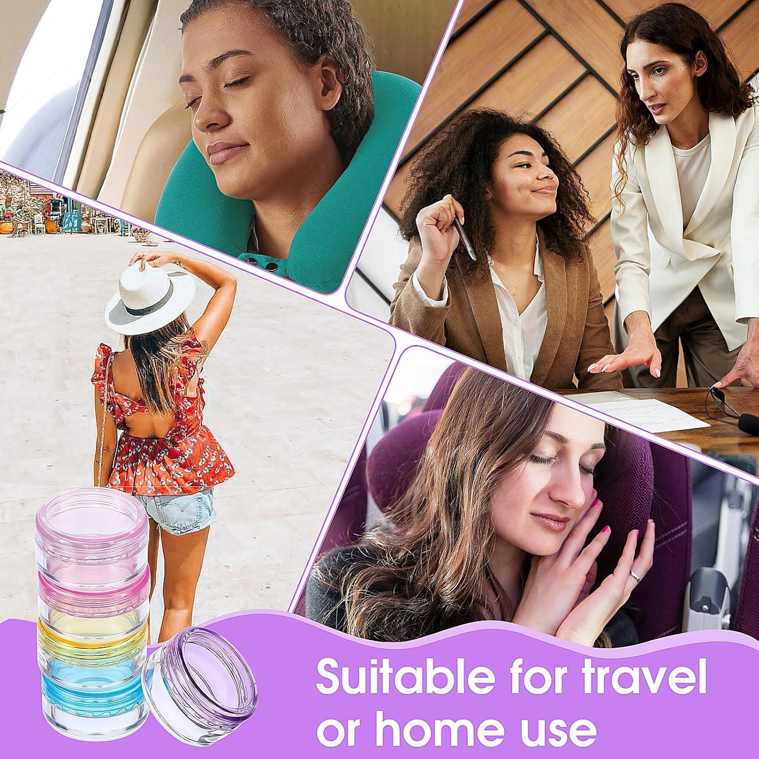 10 Cajas Organizadoras de Pastillas Dimeho Portátiles 3.8 cm