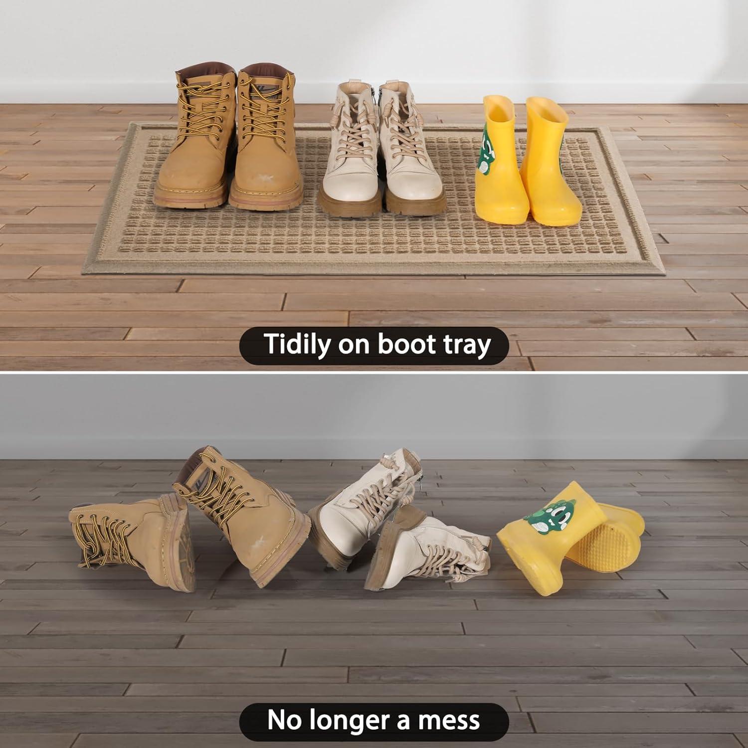 Bandeja para Botas HIYARD Beige Antideslizante 38.1x76.2 cm