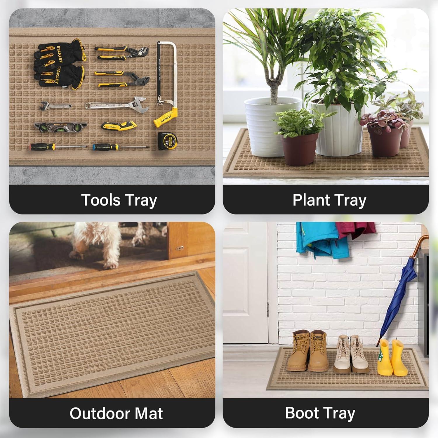 Bandeja para Botas HIYARD Beige Antideslizante 38.1x76.2 cm