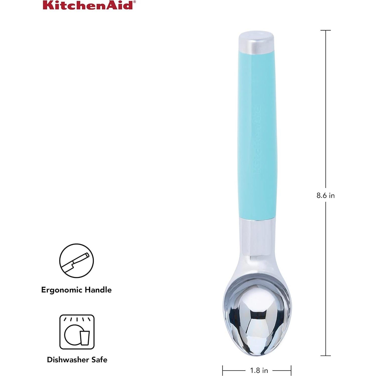 Cuchara para helado KitchenAid Classic 21.8 cm Aqua Sky