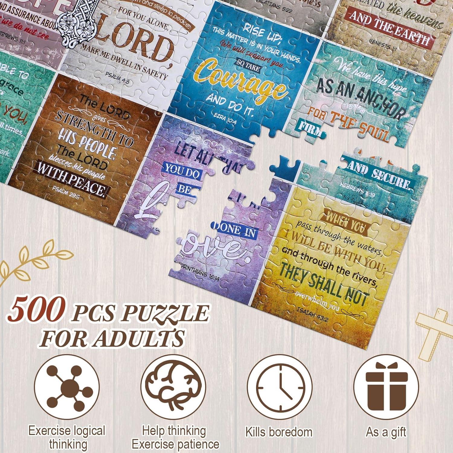 Rompecabezas Cristianos 500 Piezas Civaner Biblia Girasol