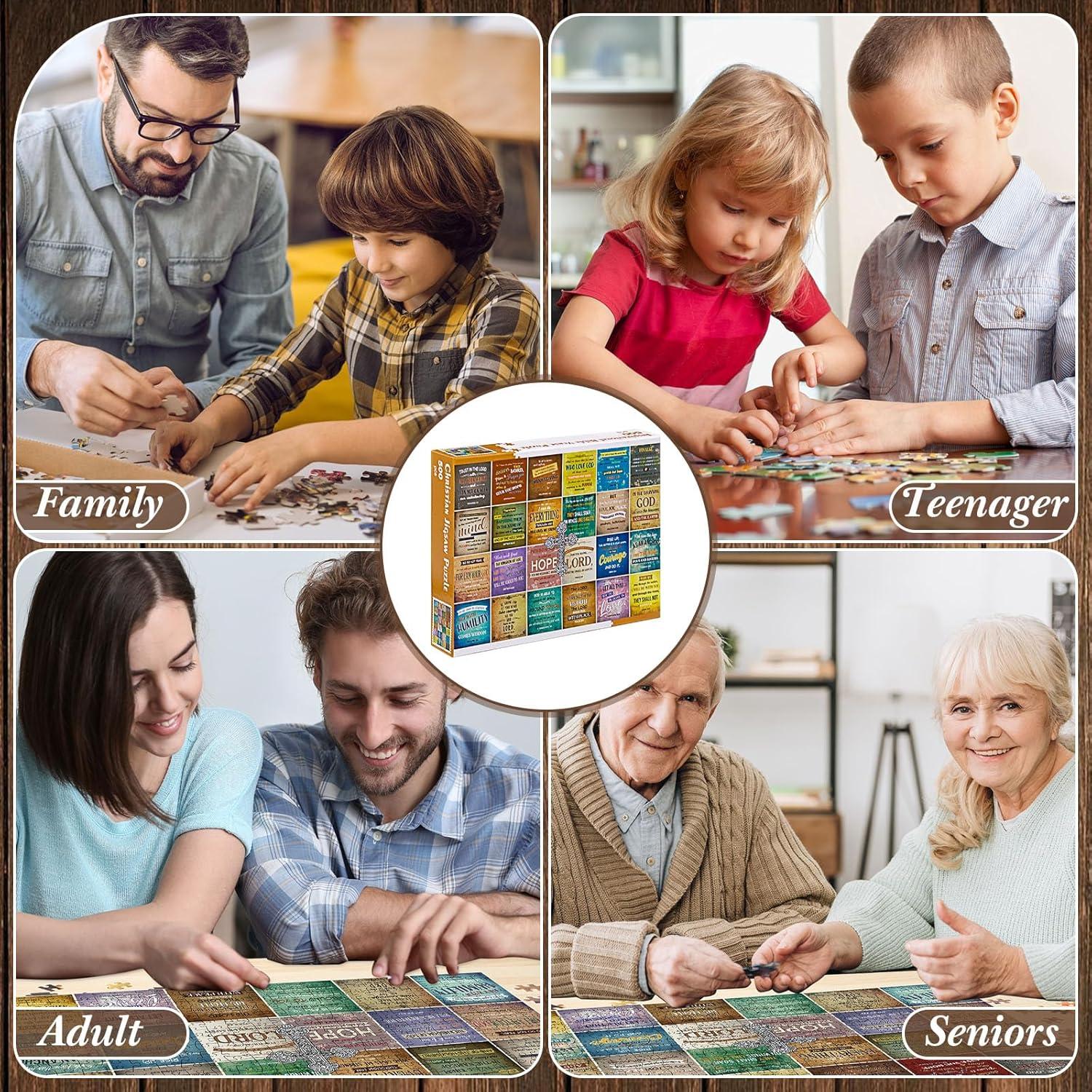 Rompecabezas Cristianos 500 Piezas Civaner Biblia Girasol