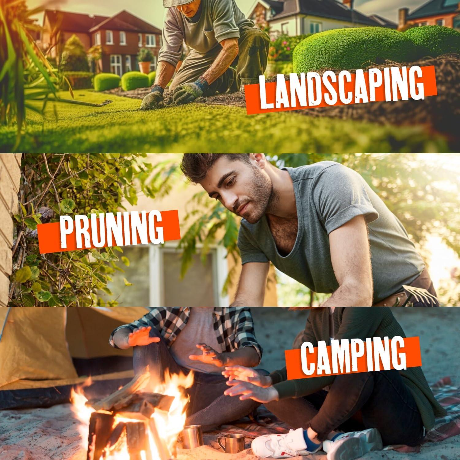 Sierra de Poda Plegable Craft911 23 cm Acero SK5 Mango Ergonómico