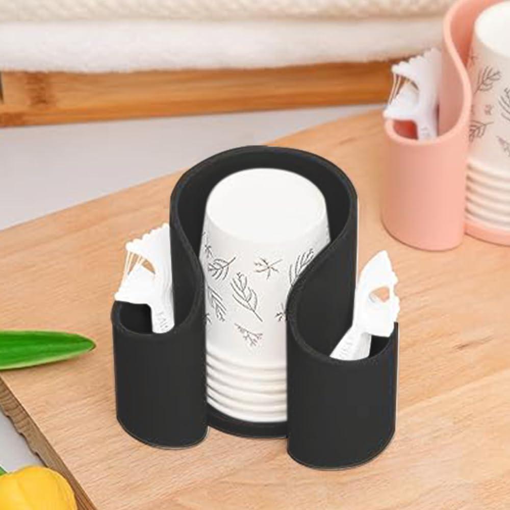 Soporte de Papel para Filtros de Café OULIGET - Organizador Negro