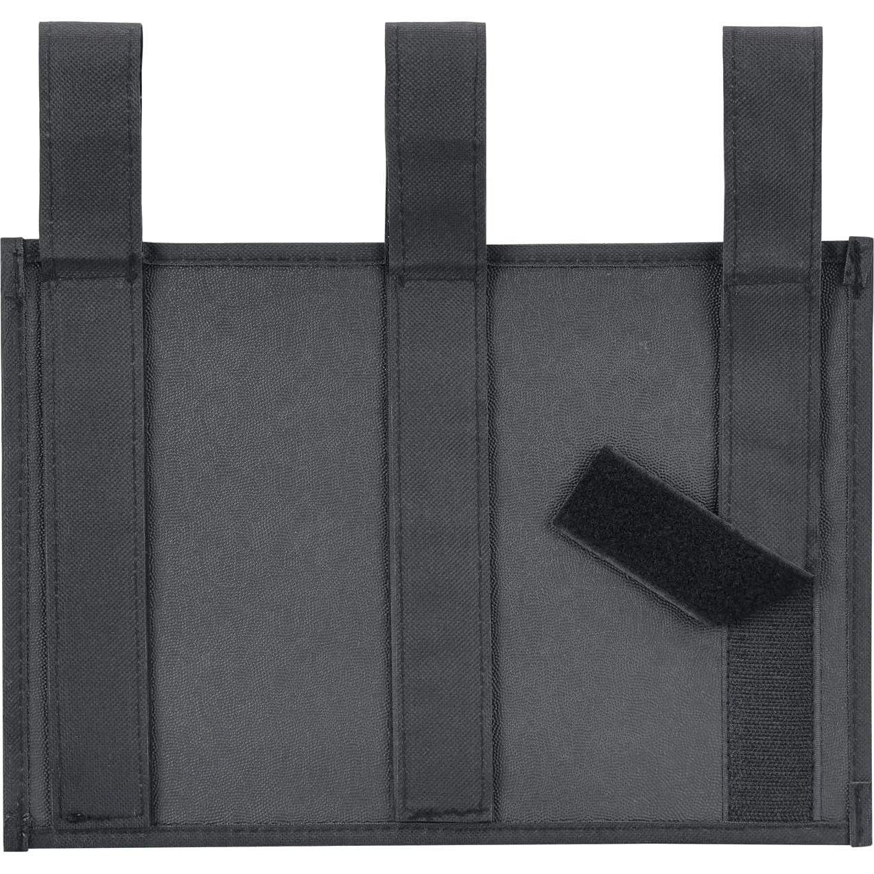 Caddy Colgante Zafit para Mesa de Noche - Organizador 4 Bolsillos Negro