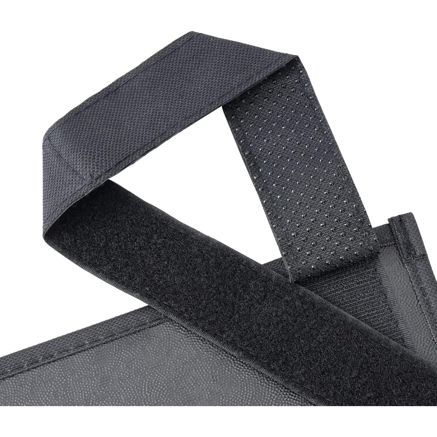 Caddy Colgante Zafit para Mesa de Noche - Organizador 4 Bolsillos Negro