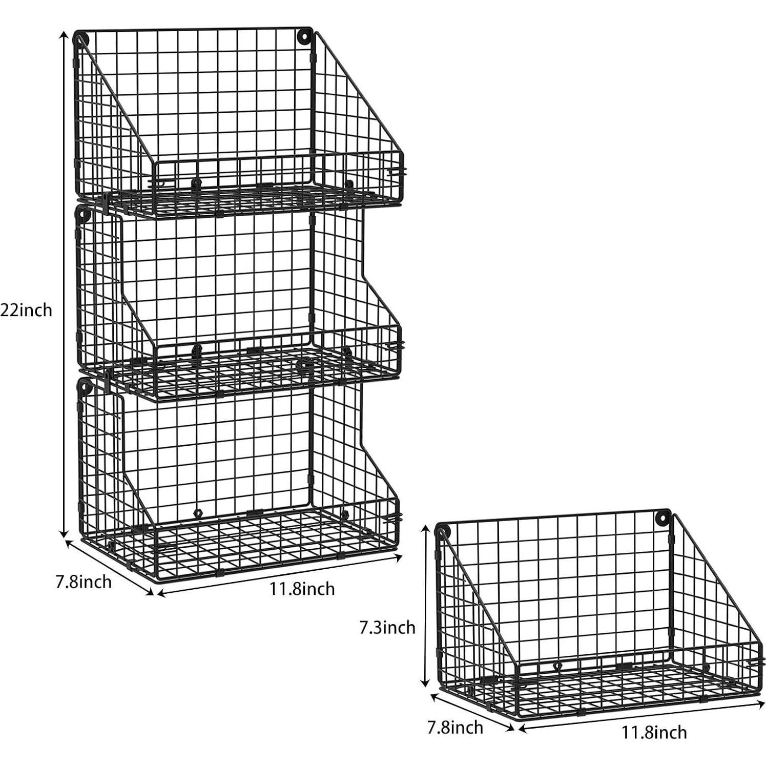 Organizador de Snacks X-cosrack 3 Niveles Plegable 30x20x56cm