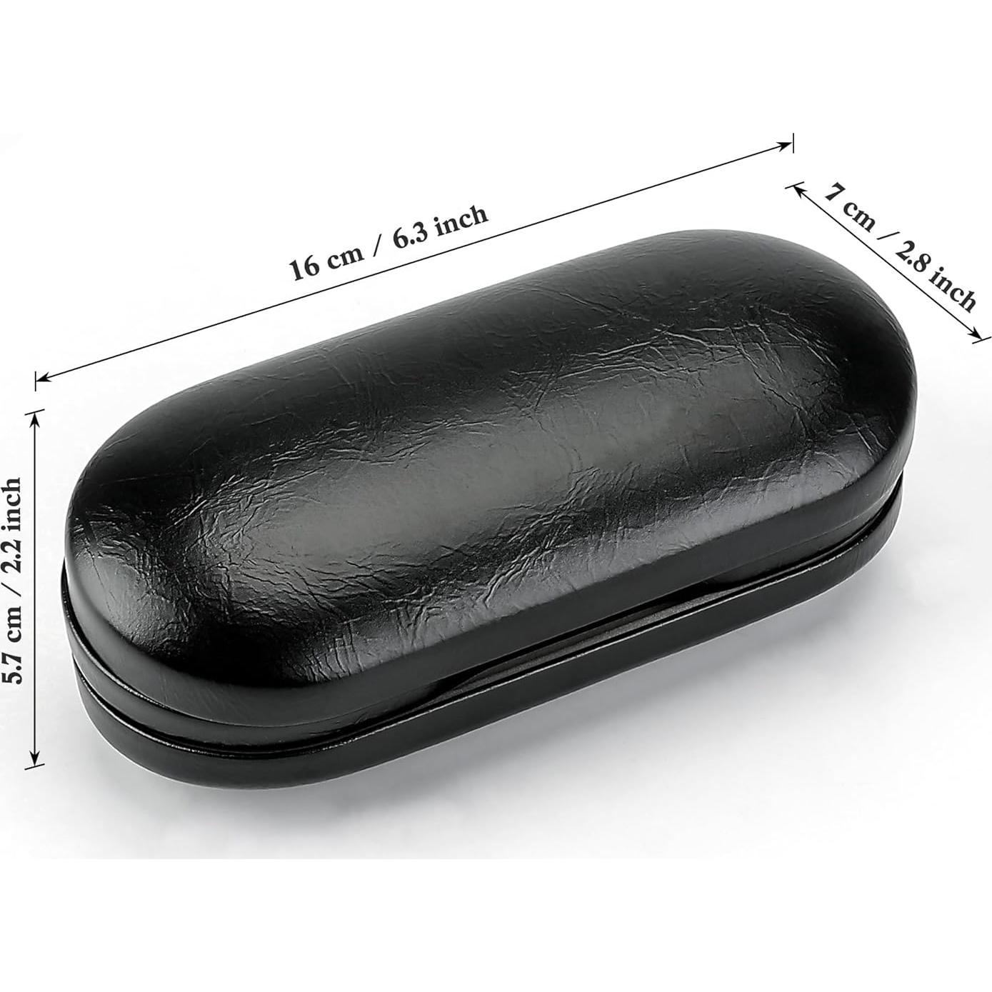 Estuche 2 en 1 para Lentes de Contacto y Gafas Zettokete Negro