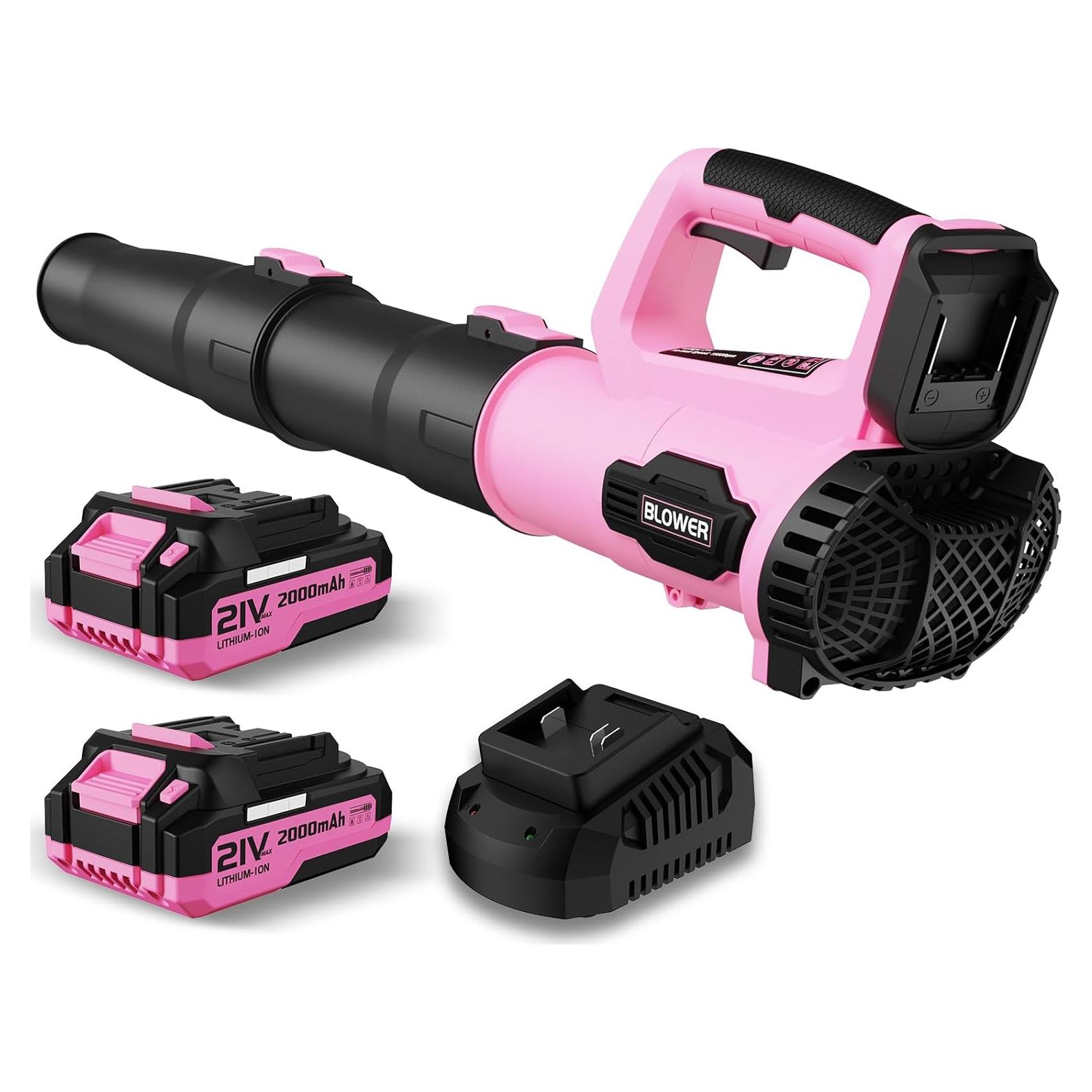 Soplador de Hojas Inalámbrico LEAPUL LP69 21V 2 Baterías 2.0Ah