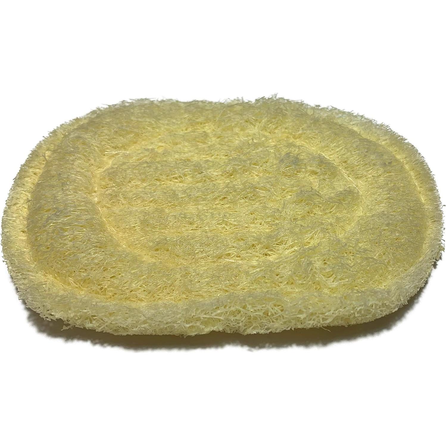 6 Tapetes de Jabón de Lufa Natural Mr.Cui'shop 8x12.5cm