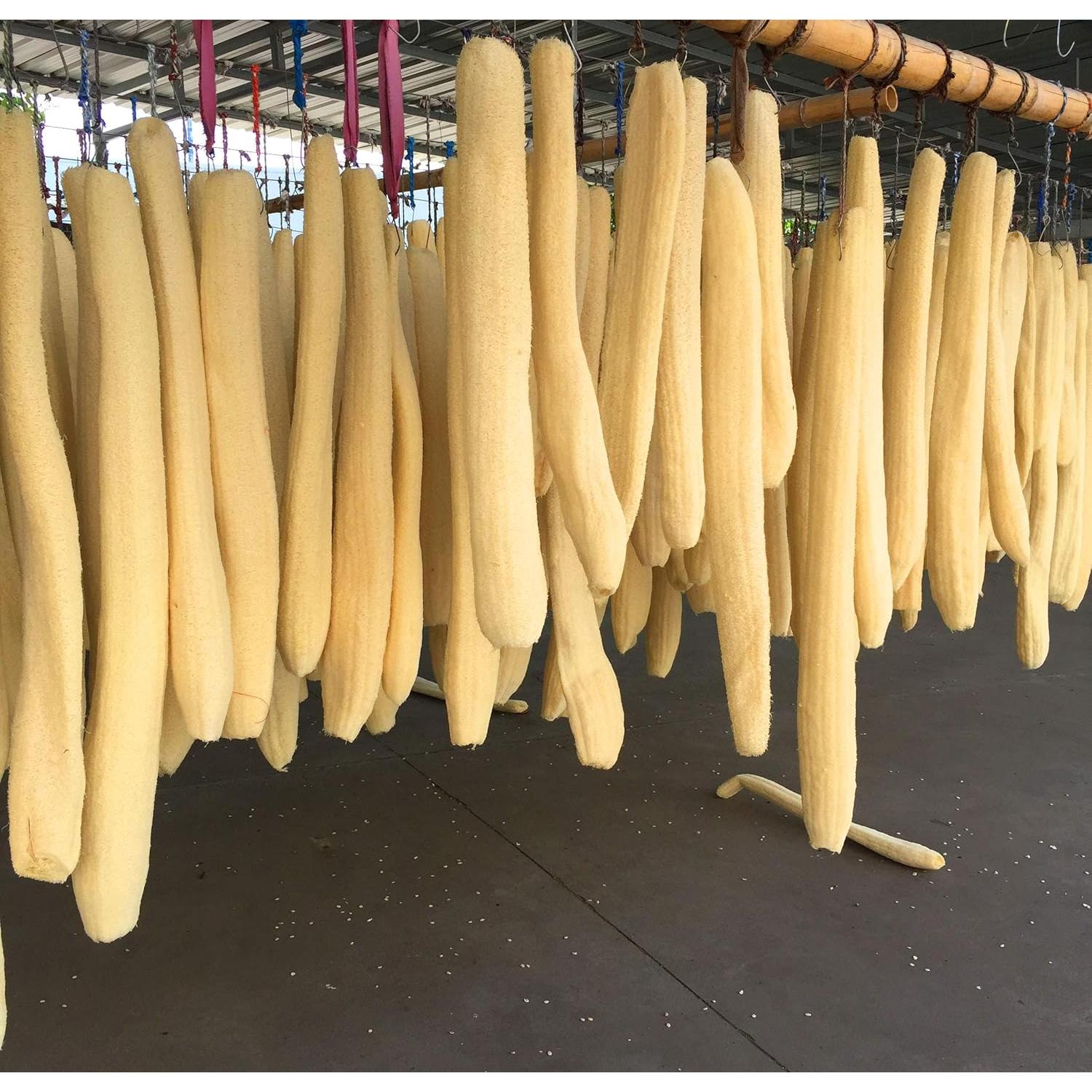 6 Tapetes de Jabón de Lufa Natural Mr.Cui'shop 8x12.5cm