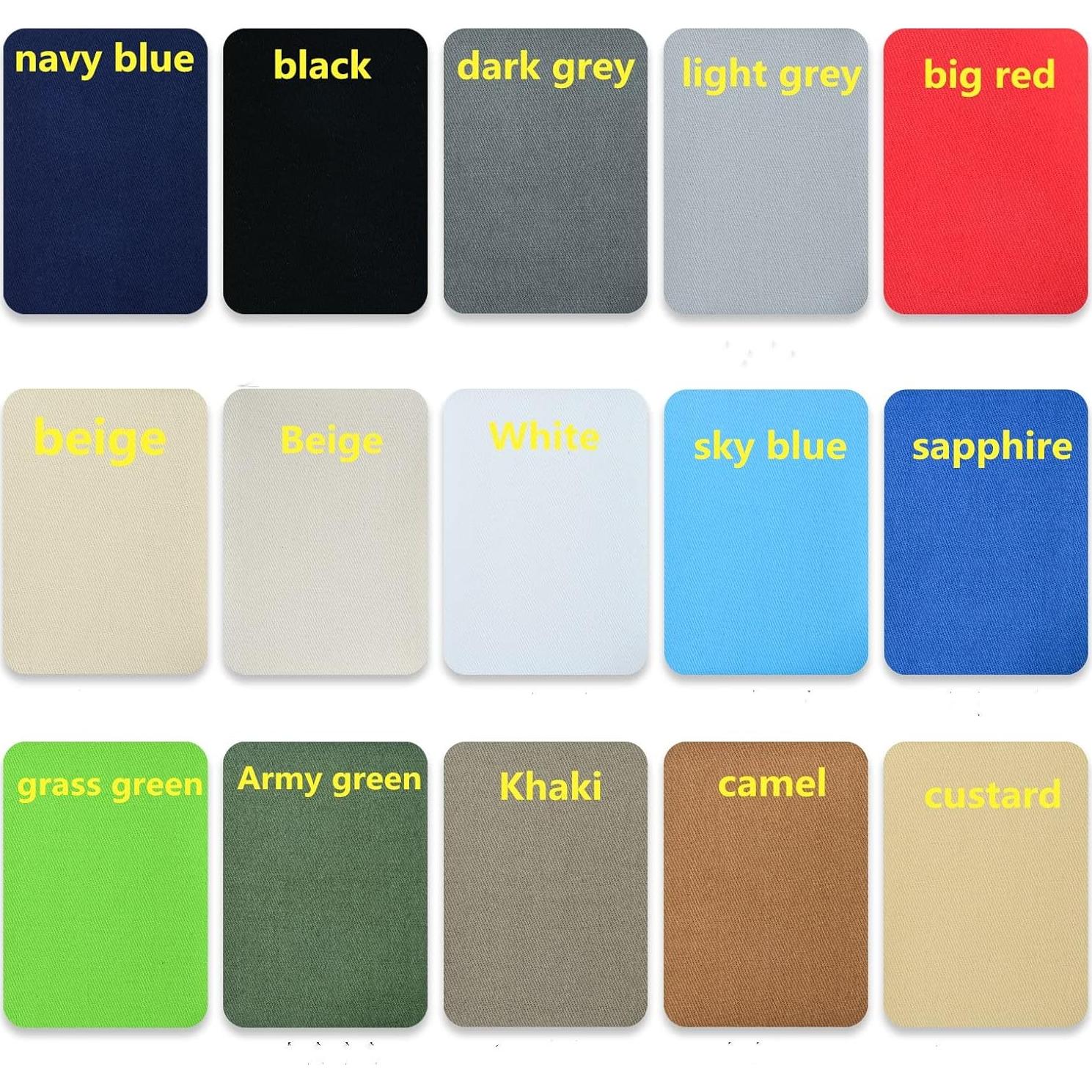 Parche de Mezclilla Butie 12 Piezas 7.5x10.5 cm Beige Algodón