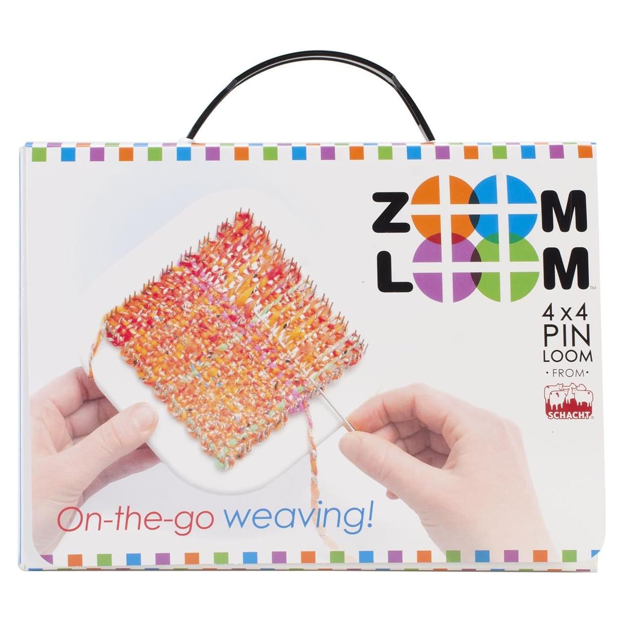 Telar de Pasadores Zoom Schacht 10.16x10.16cm con Agujas