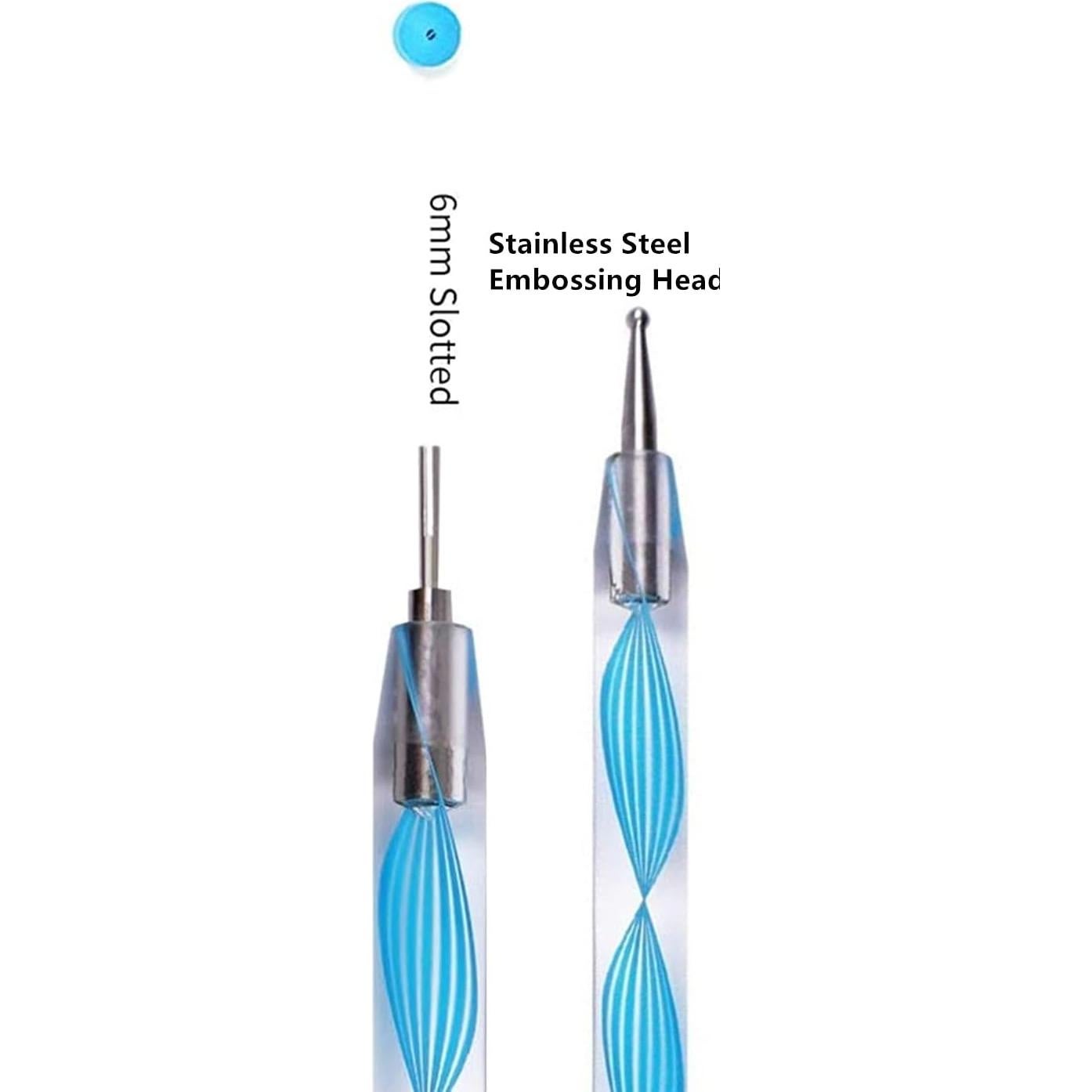 Herramienta de Quilling Doble Easy PaperArt - Azul 12x1 cm