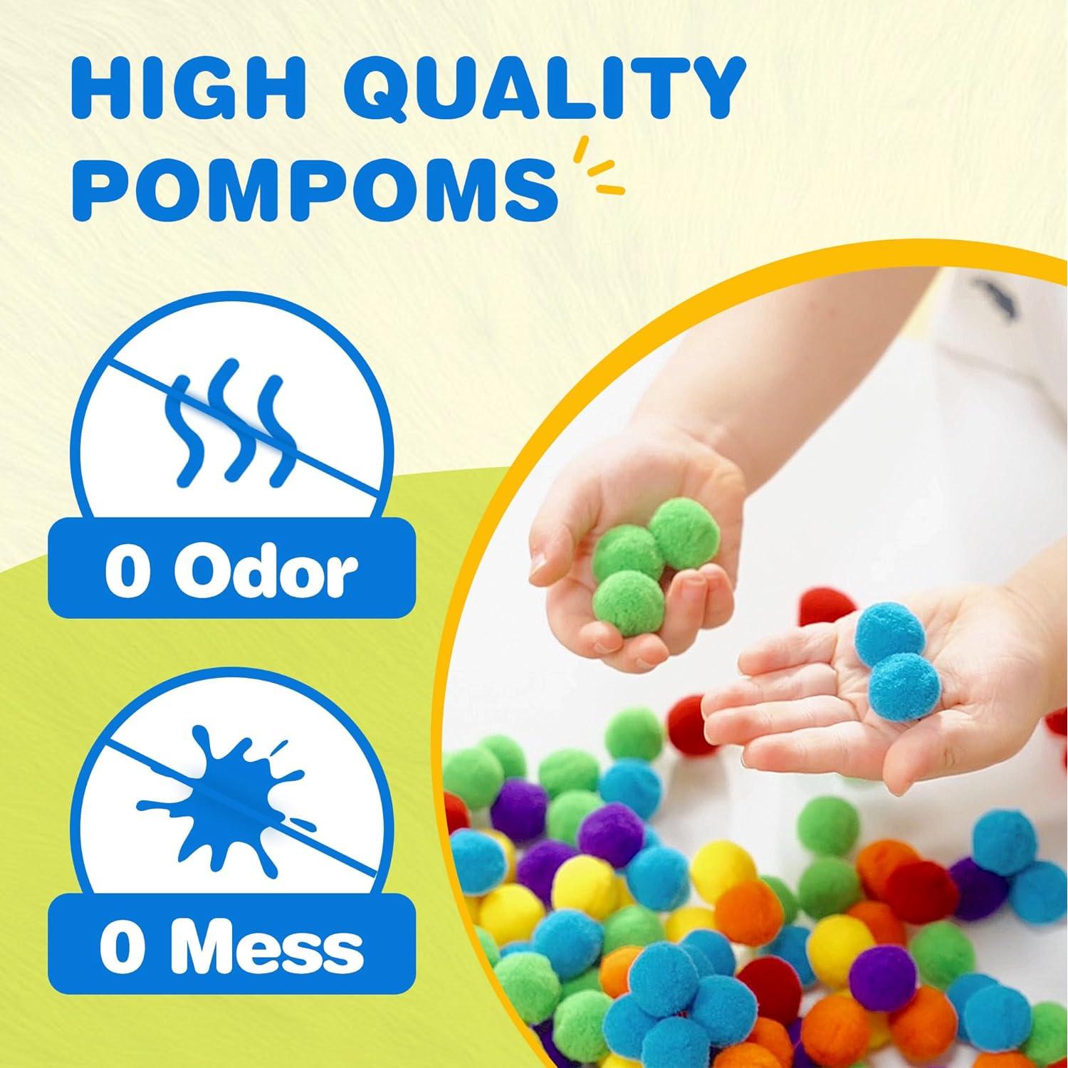 Kits de Manualidades YPLUS con Pompones - Arte para Niños 3+