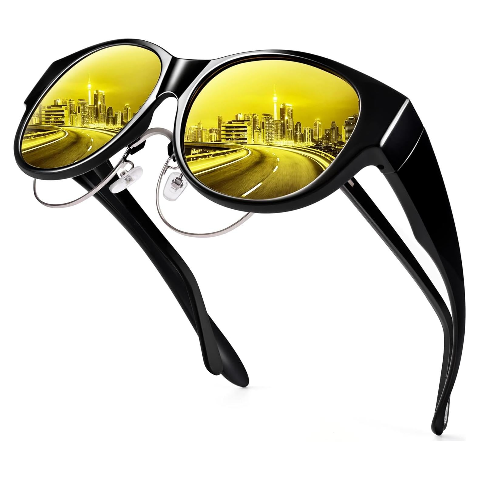 Gafas de Visión Nocturna URUMQI para Mujeres - Polarizadas Amarillas