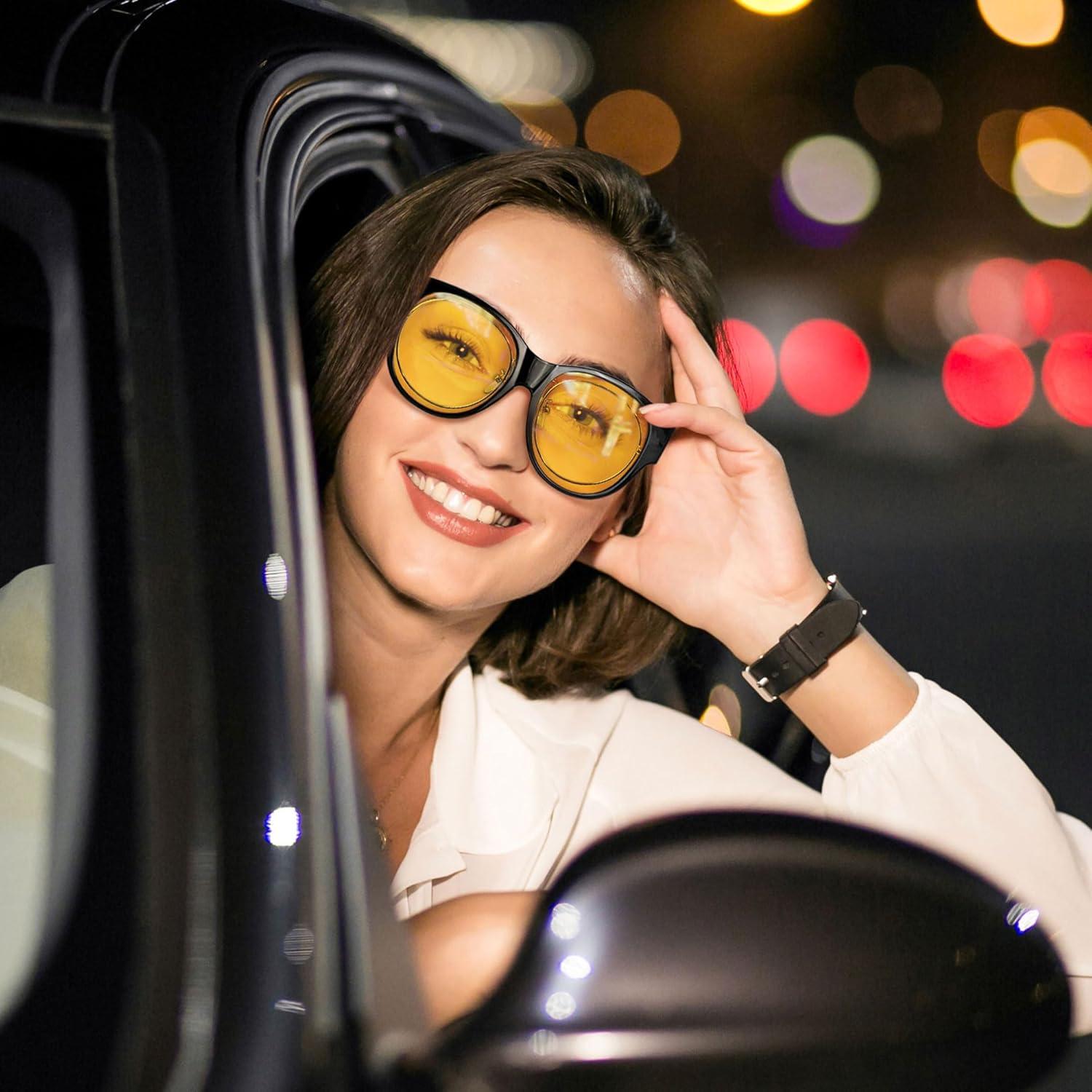 Gafas de Visión Nocturna URUMQI para Mujeres - Polarizadas Amarillas
