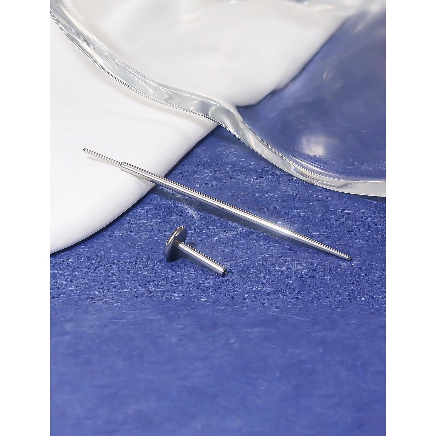 Anillo de nariz sin rosca Pnsgisr 20G acero quirúrgico