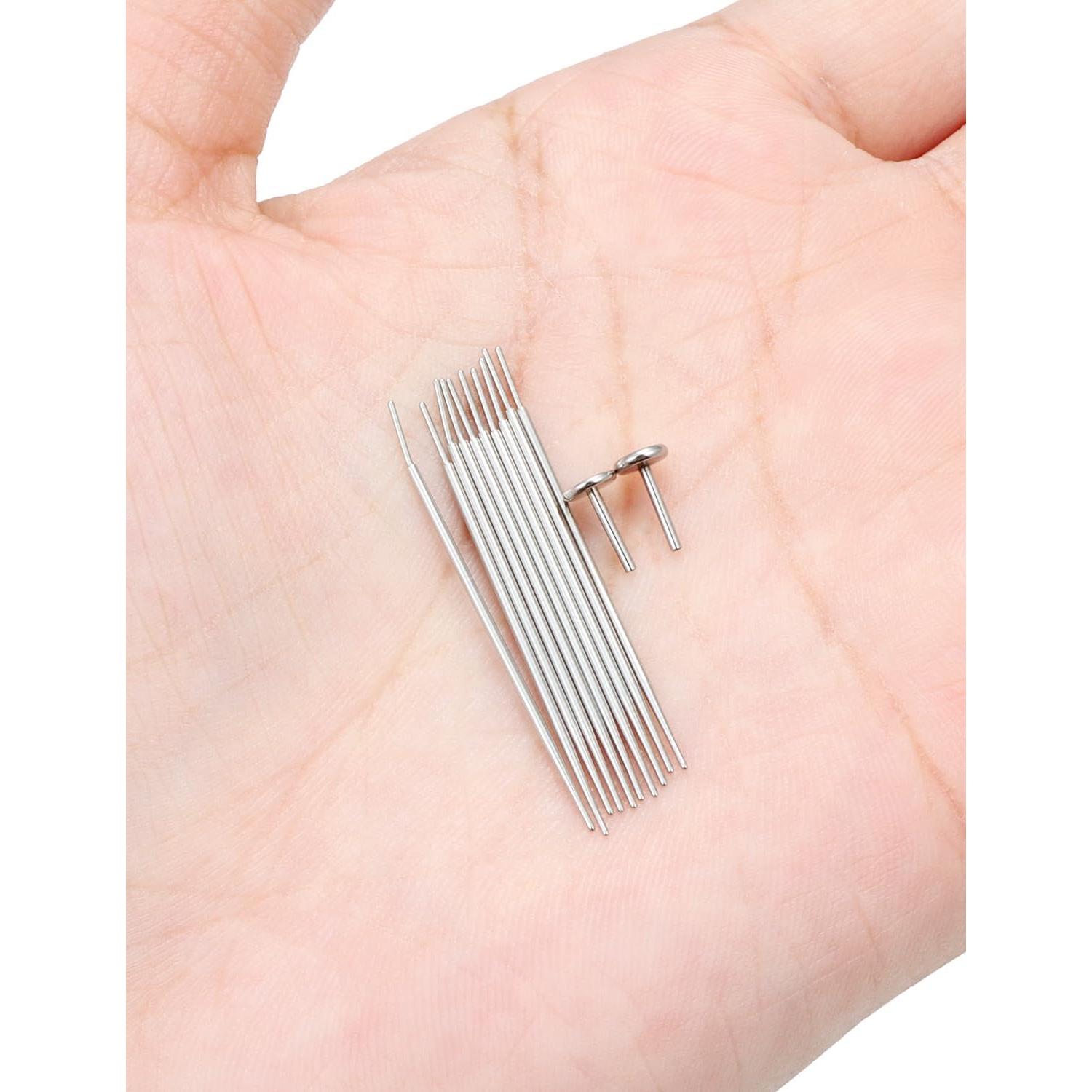 Anillo de nariz sin rosca Pnsgisr 20G acero quirúrgico