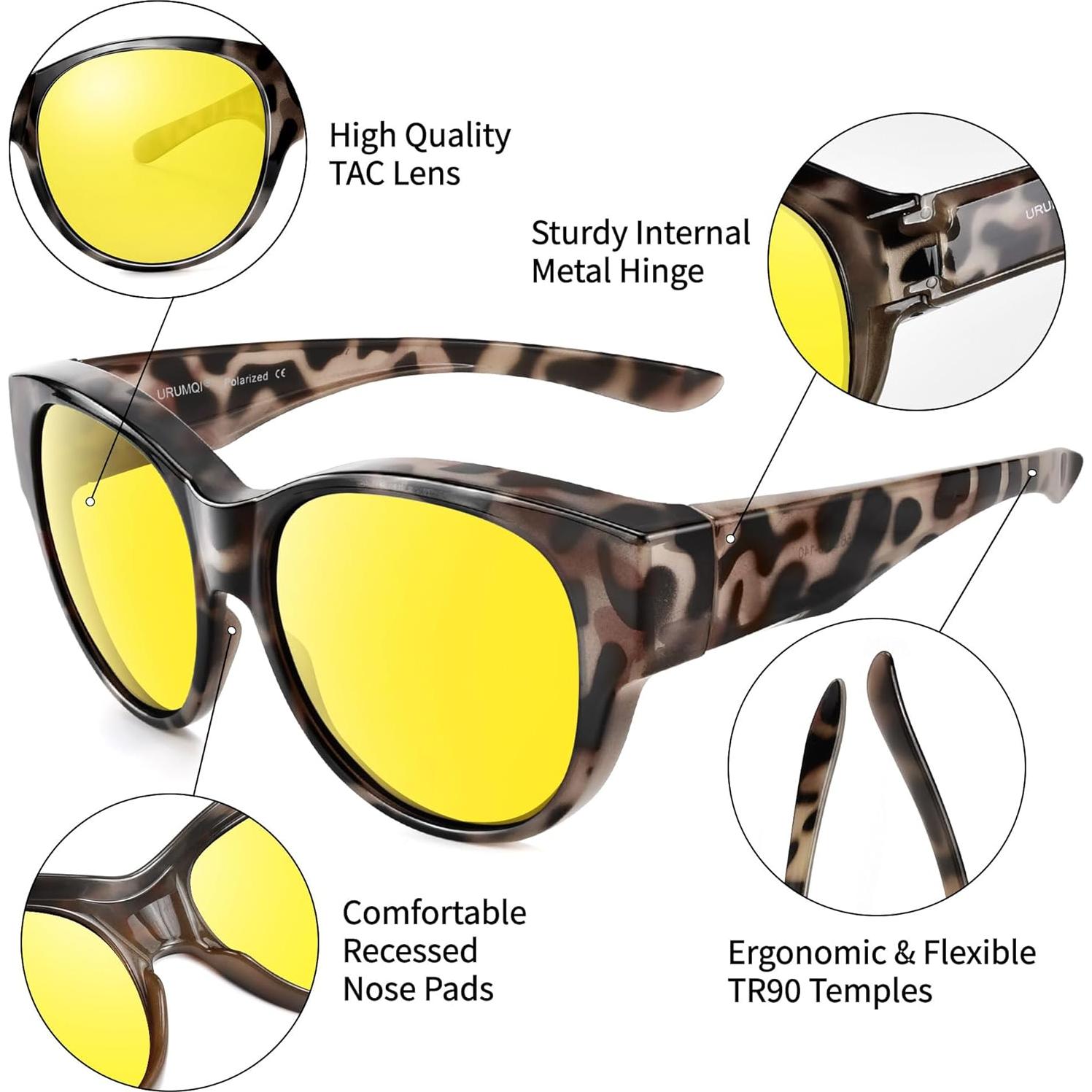 Gafas de Visión Nocturna URUMQI para Mujeres Polarizadas HD