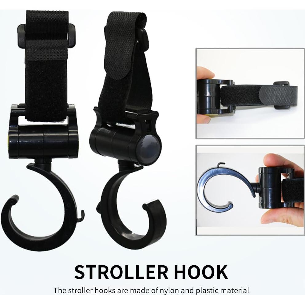 Cubierta de Lluvia para Cochecito Doble Universal con Ganchos