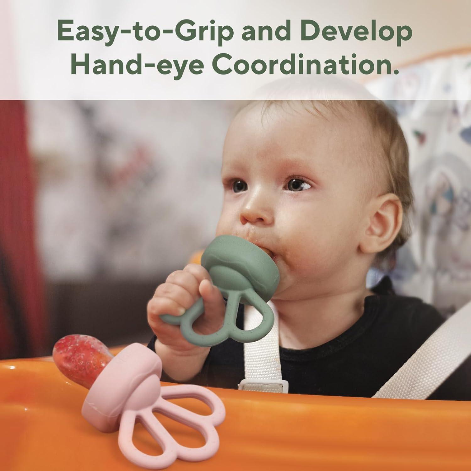 Alimentador de Frutas para Bebés Bessentials - Silicona Libre de BPA