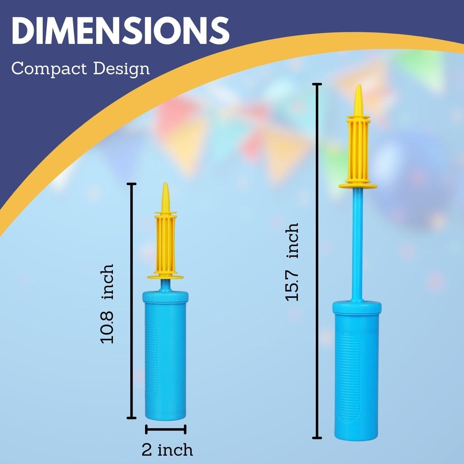Bomba de Globo Manual Miliocry - Inflador Dual Bidireccional