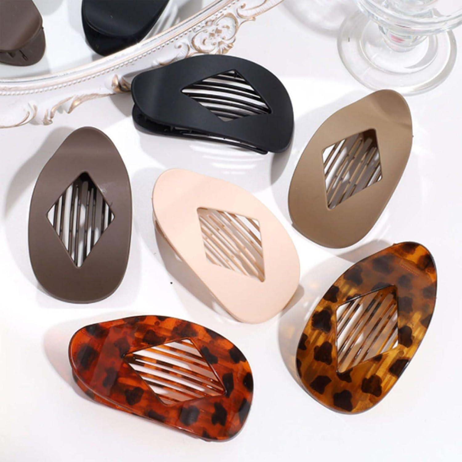 Clip de Pelo Duckbill Elegante y Simple - 4 Piezas para Cabello Grueso