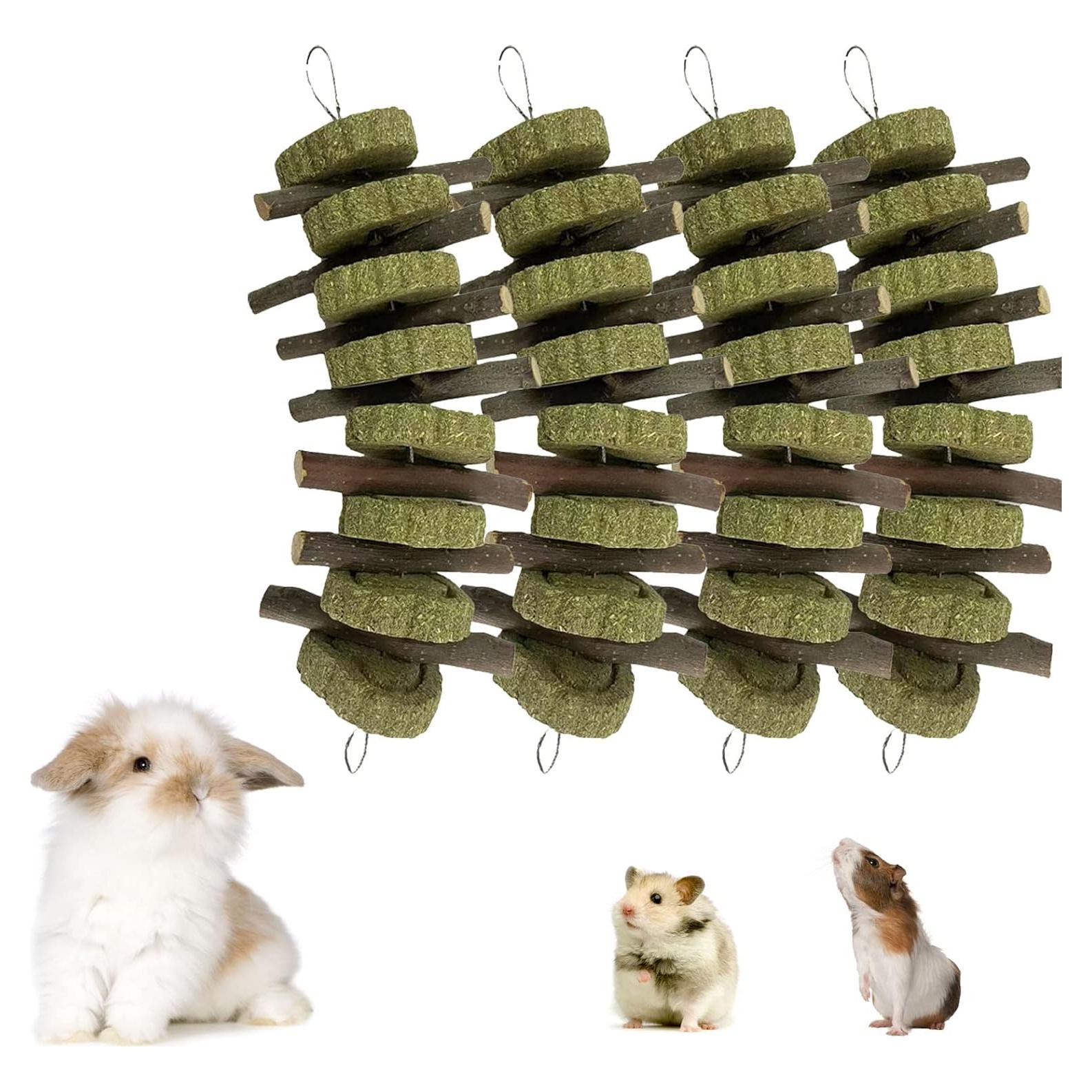 Juguetes Masticables para Conejos Kathson - Varillas de Manzana 4 Piezas