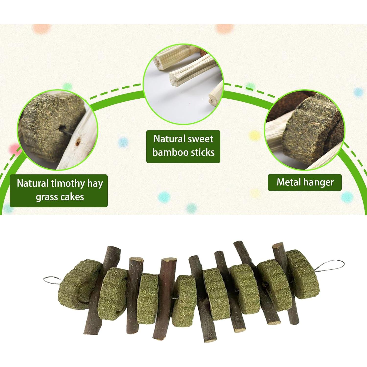 Juguetes Masticables para Conejos Kathson - Varillas de Manzana 4 Piezas