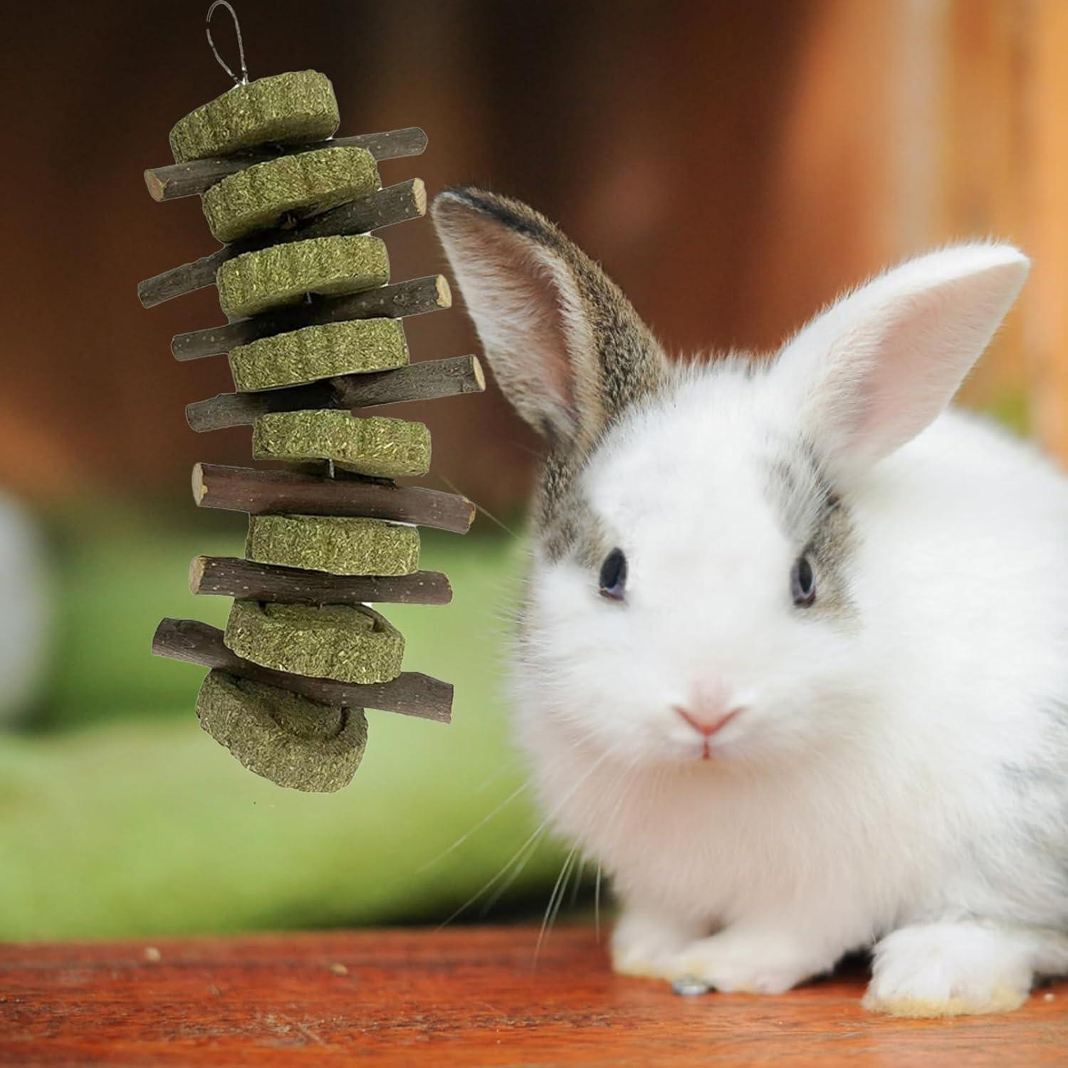 Juguetes Masticables para Conejos Kathson - Varillas de Manzana 4 Piezas