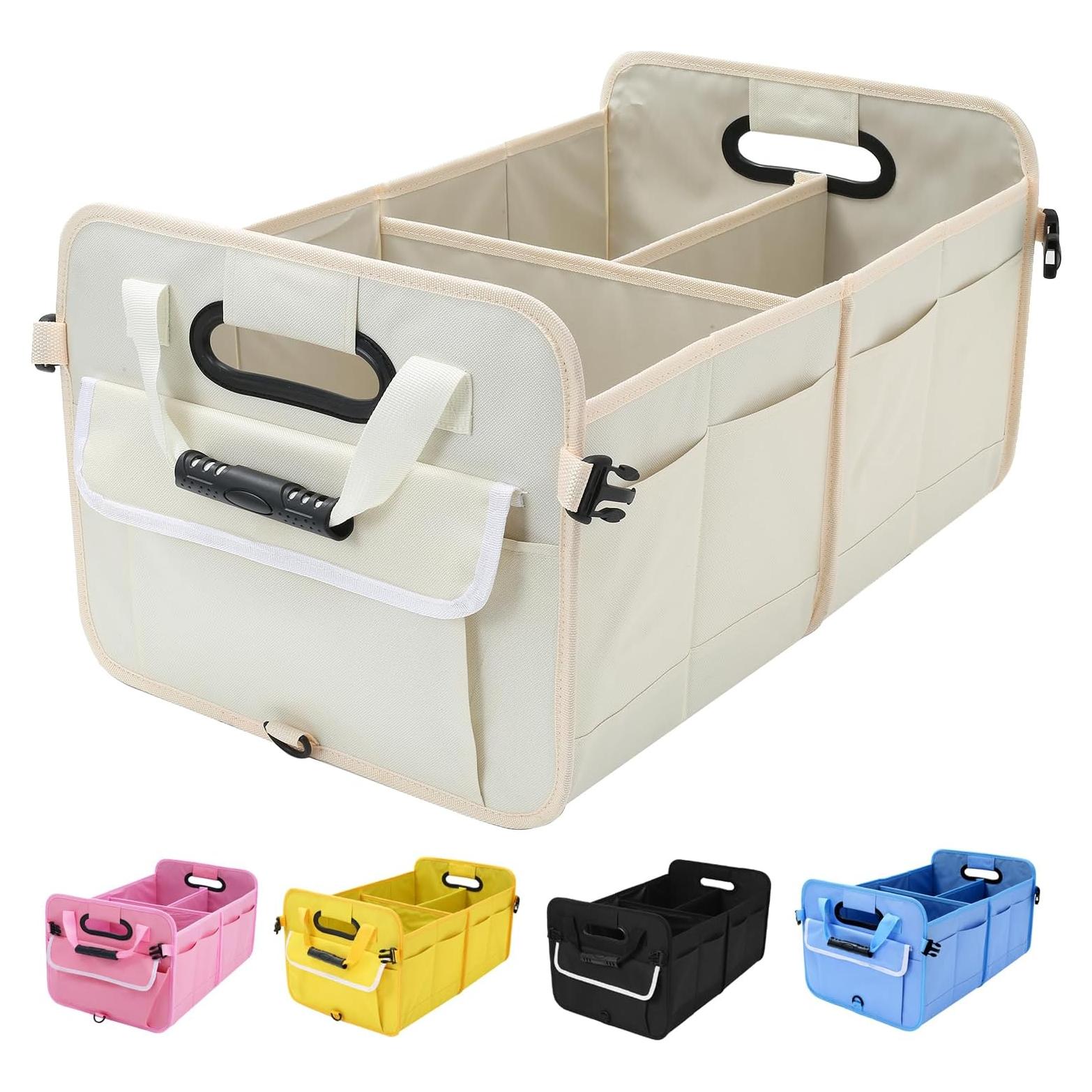 Organizador de Maletero Plegable Zhiyanz 72L Beige Impermeable