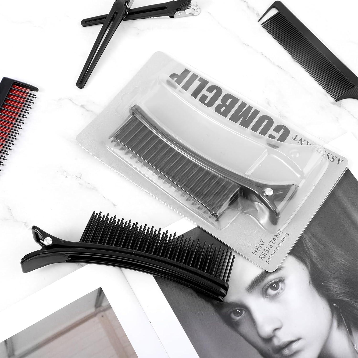 Juego de Clips para Seccionar Cabello Thinp - 2 Pcs Negro