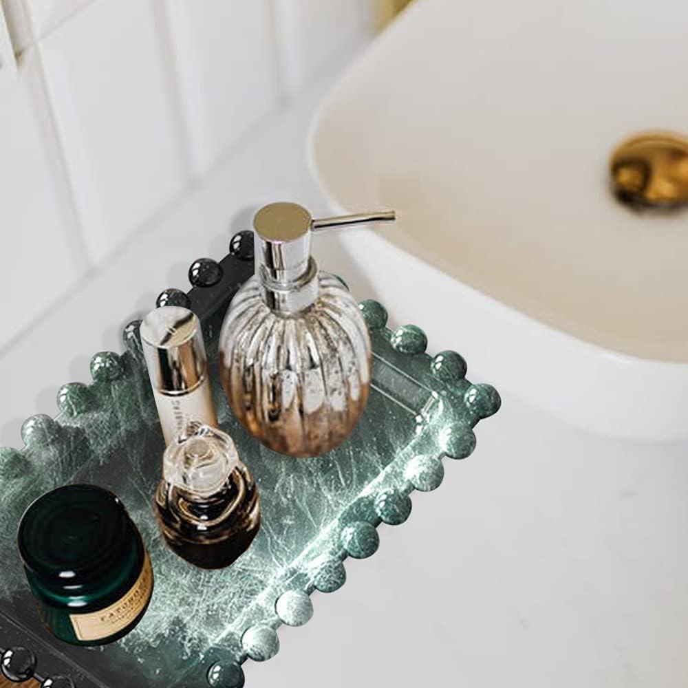 Molde de Bandeja Rectangular Wehous con Bordes de Perlas - Silicona