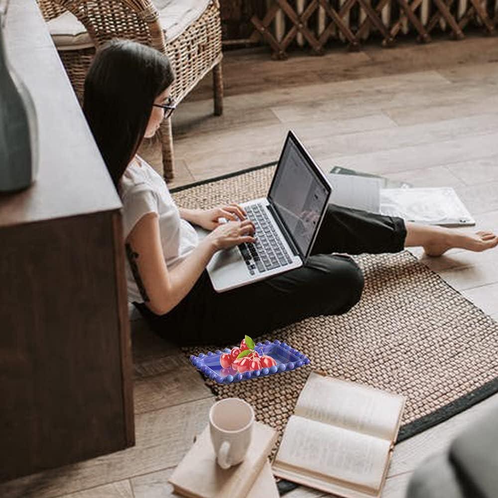 Molde de Bandeja Rectangular Wehous con Bordes de Perlas - Silicona