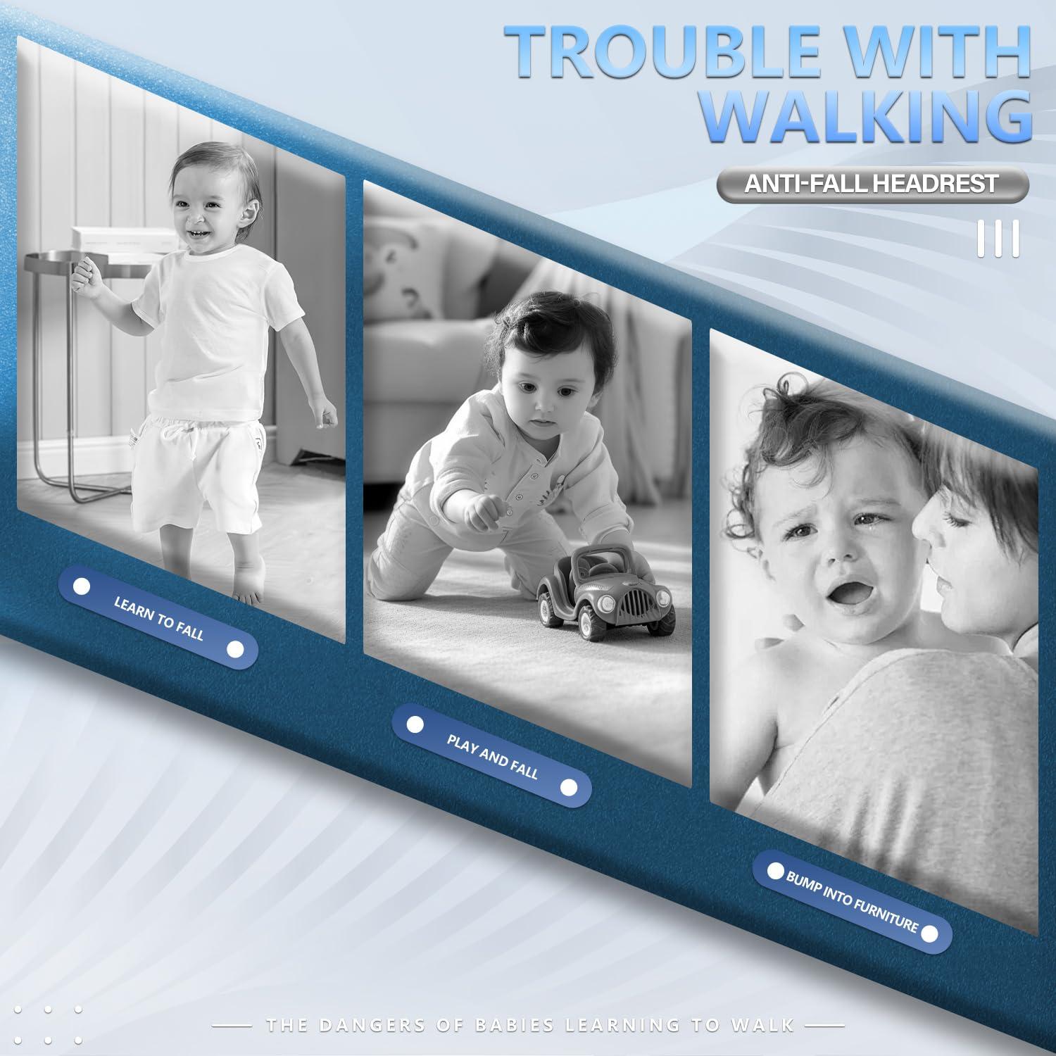 Mochila Protector de Cabeza Bebé AUKOUPCIL Ajustable Osos