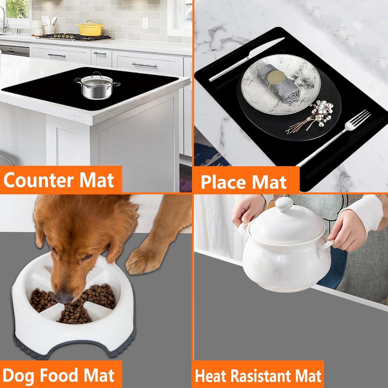 Mantel de Silicona Ultibe 200x40cm Gris Oscuro Resistente al Calor