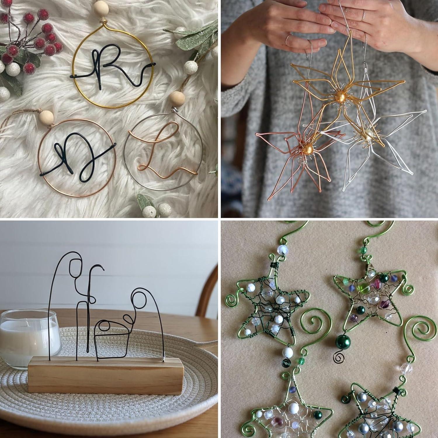 Alambre de Aluminio 14 Calibres Negro 29 Metros para Manualidades