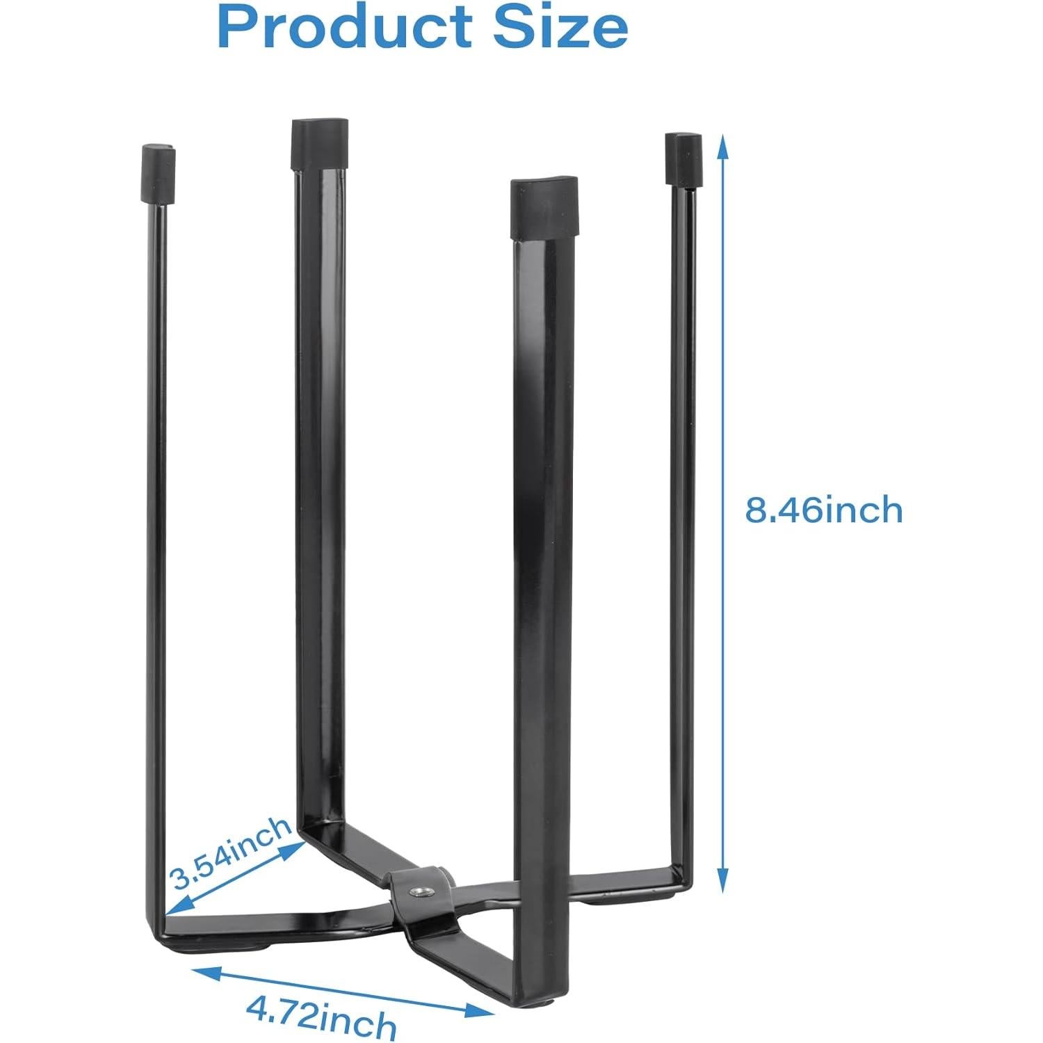 Soporte Multifuncional para Secar Copas y Bolsas de Plástico Negro