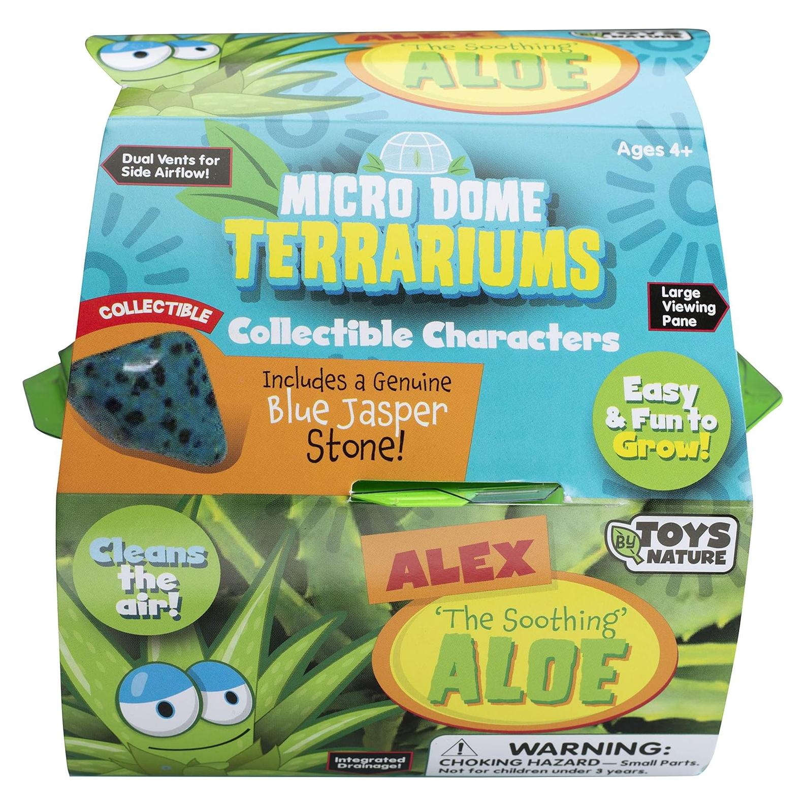 Kit de Terrario Alex El Aloe Calmante Toys By Nature - Cultiva tu Planta Mascota