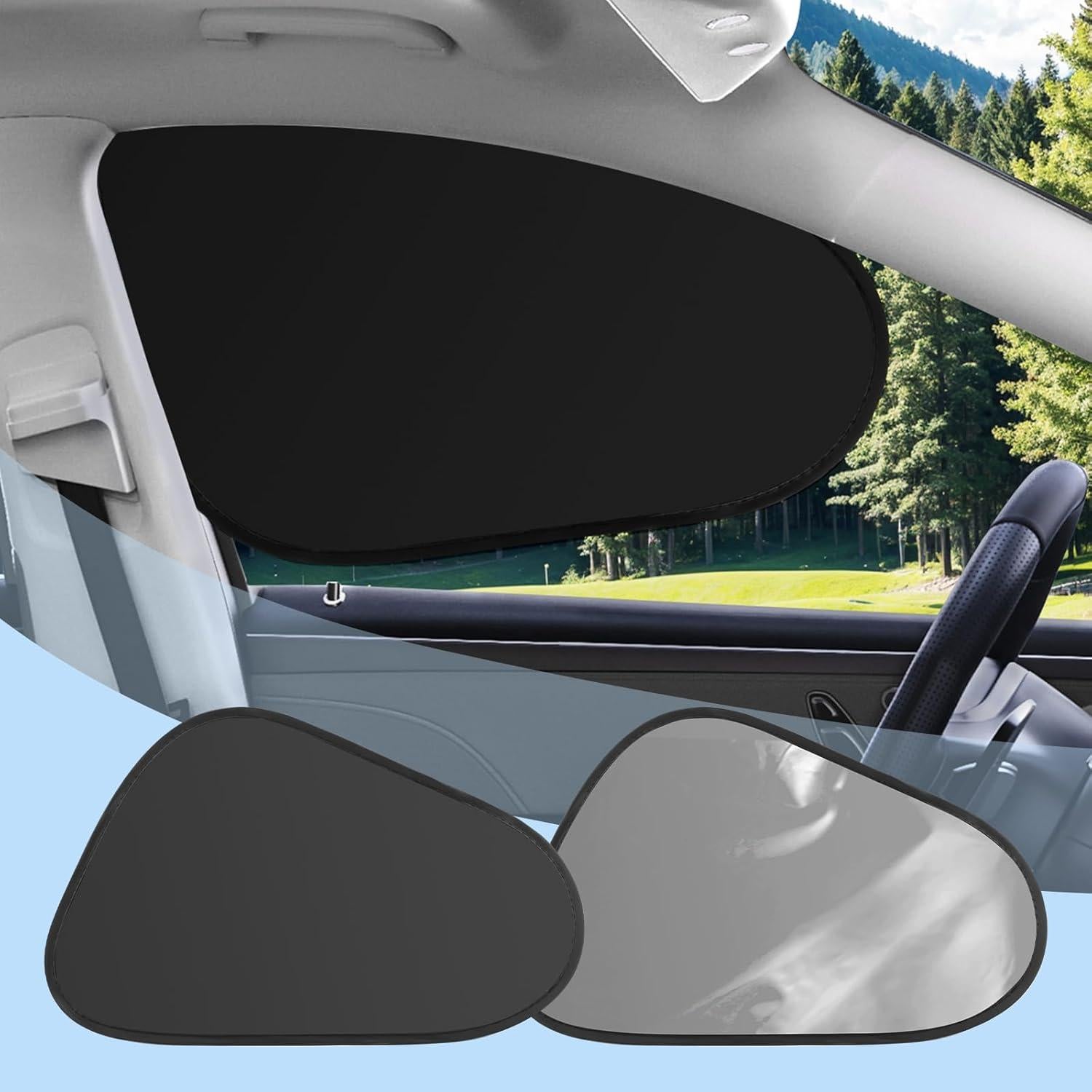 Sombrillas para Ventanas de Coche Figpade 48x35cm 2PCS
