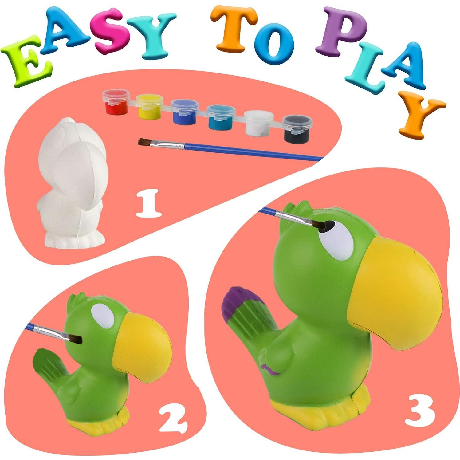 Kit de Pintura LovesTown Squishies Animales 6 Piezas DIY
