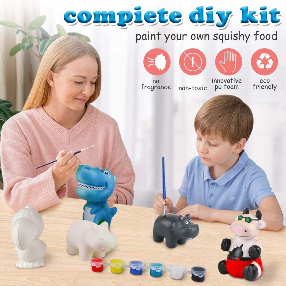 Kit de Pintura LovesTown Squishies Animales 6 Piezas DIY