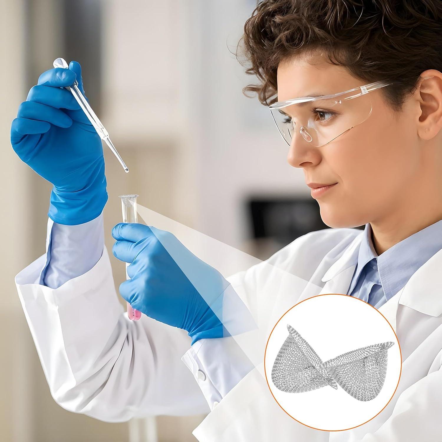 60 Filtros de Pantalla de Tazón Acero Inoxidable 16mm Reutilizables