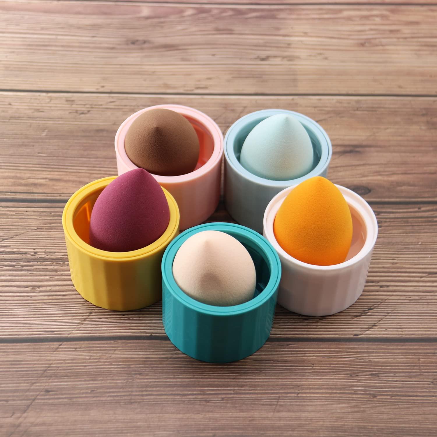 Soporte para Esponja de Maquillaje Harvest Estuche de Viaje Azul